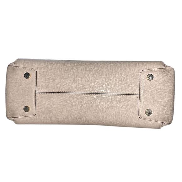 Michael Kors Mercer Large Pebbled Leather Light Pink Belted Satchel - Picture 5 of 11